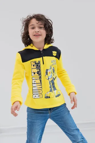 Vista 2 de Transformers Optimus Prime Bumblebee Megatron - Sudadera con capucha de media cremallera para niños pequeños a grandes