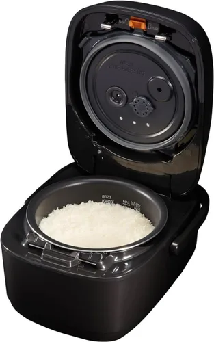 Vista 4 de Zojirushi NW-JEC10BA - Arrocera y calentador de calor por inducción de presión (IH), 5.5 tazas, fabricado en Japón