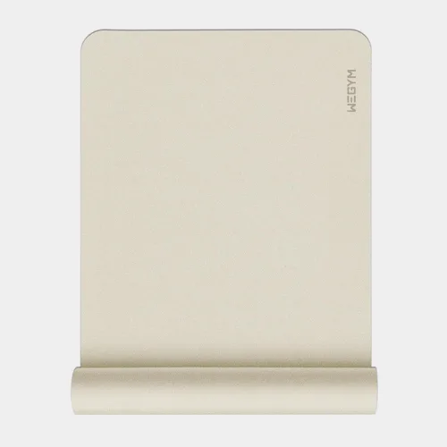 Vista 8 de WeGym Esterilla de yoga, esterilla de ejercicios de 4 mm acolchada para yoga, pilates, entrenamientos en casa - Esterilla de yoga de ante
