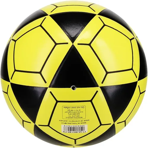 Vista 5 de Mikasa FT5A-BKY-BK Goal Master Soccer Ball, Black/Yellow, Size 5(FIFA Quality/Foot Volleyball)