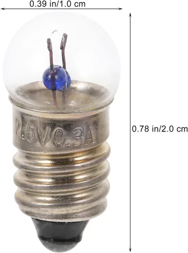 Vista 4 de OSALADI 10 unids linterna bombilla pequeña bombilla eléctrica de cuentas para estudiante experimentos de física fácil de instalar para proyectos