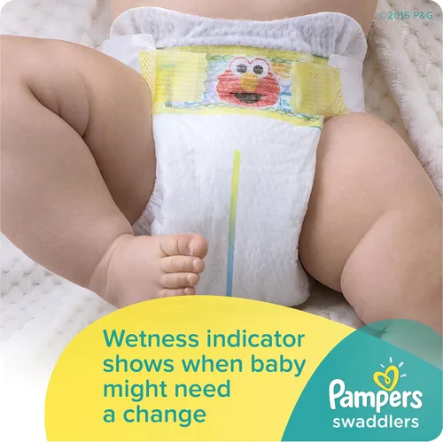 Vista 5 de Pañales Pampers Swaddlers para recién nacidos/Tamaño 1