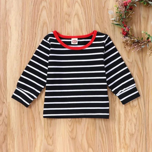 Vista 5 de VINUOKER Ropa de Navidad para bebé, conjuntos de ropa de Navidad para Año Nuevo, 3 piezas, conjuntos de ropa infantil