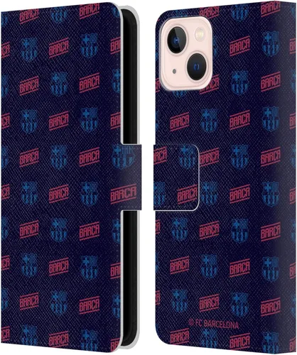 Vista 53 de Head Case Designs Funda de piel con licencia oficial del FC Barcelona con logotipo y patrón de Forca Barca, compatible con Apple iPhone 11