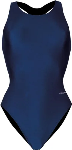 Vista 6 de Dolfin Traje de baño atlético de una pieza - Correas de espalda cruzada y abertura en la espalda para entrenamiento, deportes y fitness