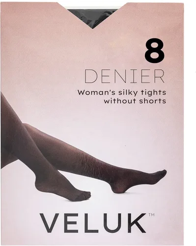 Vista 8 de Veluk Pantimedias ultra transparentes para mujer de 8 denier