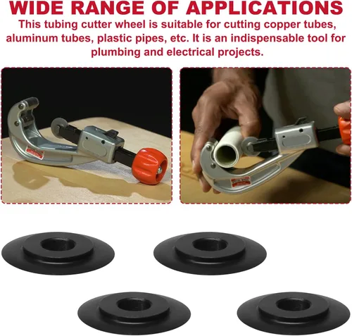 Vista 4 de 41317 - Rueda de repuesto para cortador de tubos RIDGID E-3469, cortador de tubos de cobre compatible con 101 103 104 117 118 150 151 152 153 205