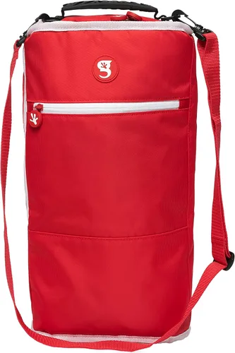 Vista 18 de geckobrands Verticool Cooler - Bolsa térmica suave portátil aislada con correa ajustable para el hombro, capacidad para 9 latas o 2 botellas
