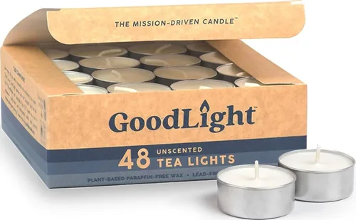 Vista 9 de GoodLight velas de té sin parafina