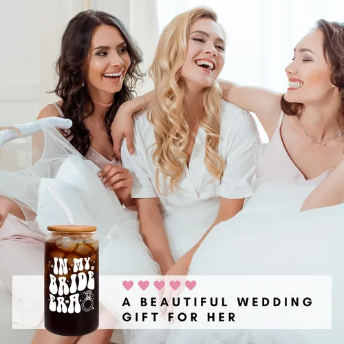 Vista 3 de GINGULMINA Regalos para novias – Regalo de despedida de soltera – Compromiso, boda, despedida de soltera para pareja – Taza de compromiso para ella