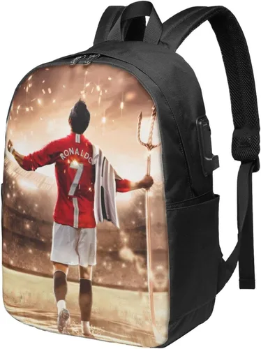 Vista 13 de #7 Mochilas Bolso Portátil Bolsa Bookbag Usb Mochila 17 Pulgadas Para Diario