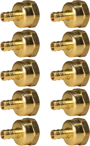 Vista 25 de XFITTING 1 pulgada Pex x 1 pulgada Adaptador Femenino NPT, 23-4-3=2X, 2 Piezas