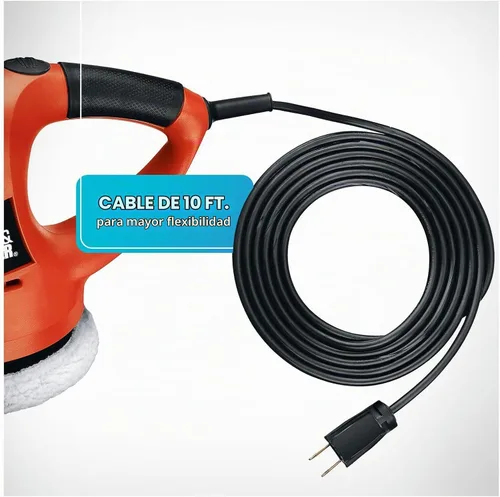 Vista 5 de Pulidora/enceradora rotorbital Black & Decker WP900 6 pulgadas