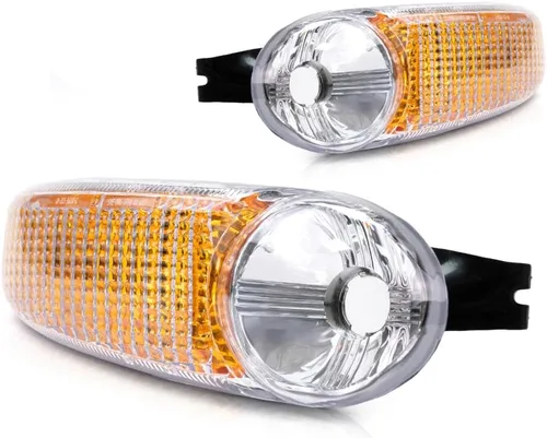 Vista 4 de Para GMC Yukon XL Denali, unidad de luz de señal de estacionamiento 2001 02 03 04 05 2006, par lado del conductor y del pasajero para GM2520182
