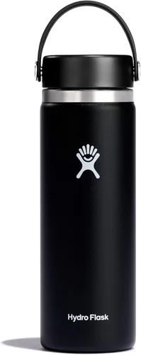 Vista 33 de Hydro Flask Botella de agua – Acero inoxidable aislado – Tapa flexible de boca ancha, antiderrames, a prueba de fugas y recargable en agave de 20