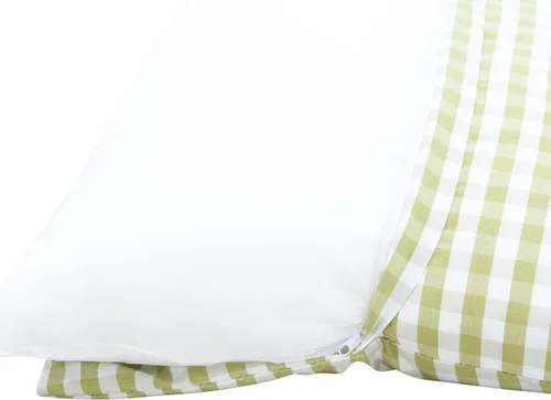 Vista 16 de Linon Harris Apple Verde 2 piezas de cojín de rincón con 3 almohadas de acento coordinadas de Linon - Solo se ajusta a la colección Harris Nook