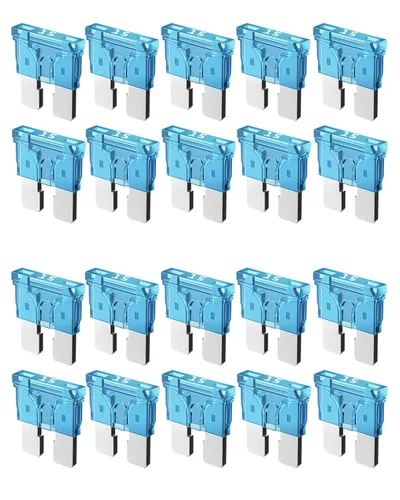 Vista 14 de Riseuvo 20 piezas Fusibles Estándar para Automóvil de 2A - Fusibles Automotrices de 2 AMPERIOS (ATO/APR/ATS), 32V (12/24V) Fusible de Cuchilla