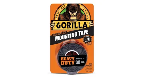 Vista 11 de Gorilla - Cinta de montaje resistente de doble cara; resistente a la intemperie; 1 x 60 pulgadas; negro; (paquete de 2)