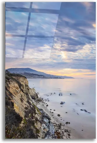 Vista 10 de Epic Art 'Carpinteria Bluffs II' by Chris Moyer, Acrylic Glass Wall Art, 12"x16
