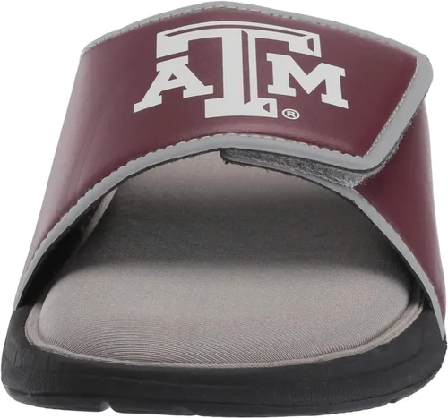 Vista 109 de FOCO Sandalias deportivas de espuma para ducha con logotipo de equipo universitario de la NCAA para hombre