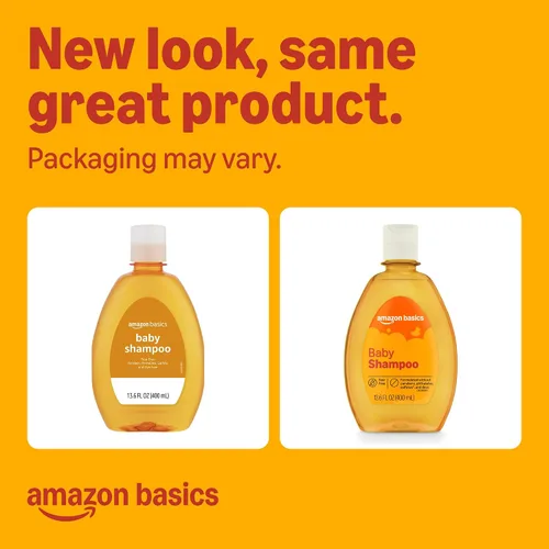 Vista 2 de Amazon Basics Champú para bebés sin lágrimas, 13.6 onzas líquidas, paquete de 4 (anteriormente Solimo)