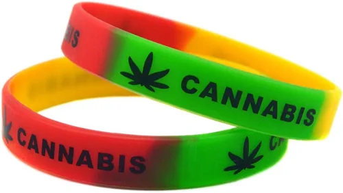 Vista 4 de Pulseras de silicona de 420 hojas Pulsera de goma