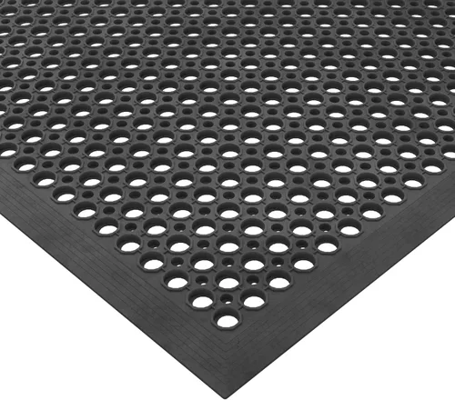 Vista 10 de Ottomanson Tapete de goma resistente, antideslizante, impermeable, fácil de limpiar, tapete antifatiga para cocinas comerciales, restaurantes
