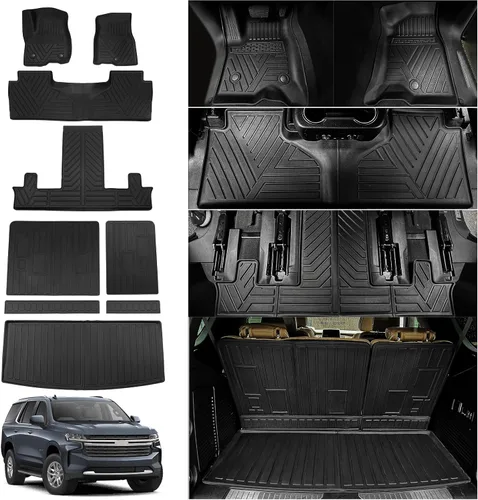 Vista 28 de Rongtaod Alfombrillas de Piso Compatibles con Honda CRV 2023 2024 2025 2026 Forro de Maletero Forro de Carga Alfombrilla de Carga Protector