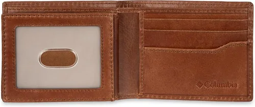 Vista 32 de Columbia Billetera plegable para hombre, múltiples ranuras para tarjetas, ventana de identificación