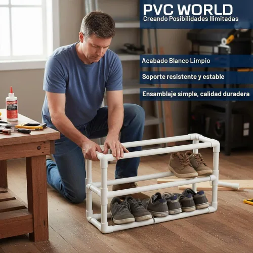 Vista 7 de Accesorios de PVC de 1 pulgada (paquete de 10) de 3 vías (paquete de 10) para muebles, conector de codo de 1 pulgada, resistente para muebles