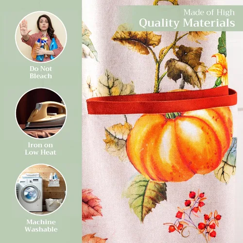 Vista 90 de Maison d' Hermine Delantales para mujer con bolsillo, 100% algodón (27.50 x 31.50 pulgadas)