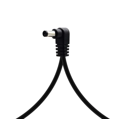 Vista 2 de SONICAKE Cable de cadena margarita de 5 vías de 9 V CC, enchufe de ángulo recto, cable de alimentación de cadena margarita para pedal de efectos