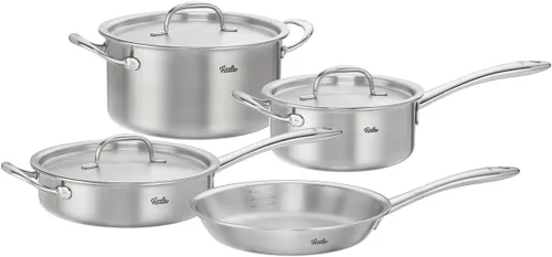 Vista 12 de Fissler M5 Pro-Ply - Batería de cocina de acero inoxidable, 5 capas, 5 piezas