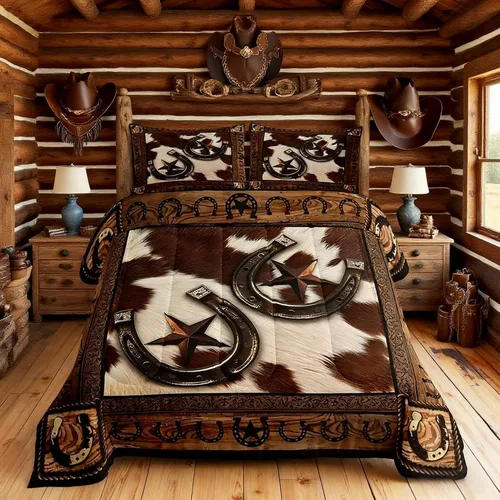 Vista 7 de Manfei Juego de edredón geométrico azteca, tamaño individual, juego de ropa de cama de cactus, vaquera occidental, decoración de habitación de niños