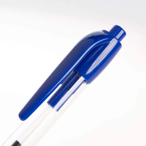 Vista 4 de Simply Genius Bolígrafo – Paquete de 50 unidades, tinta azul, bolígrafo retráctil, bolígrafo de escritura suave y agarre cómodo para oficina