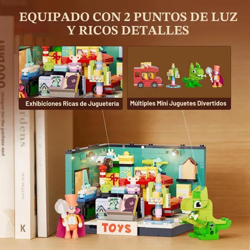 Vista 3 de Lumibricks Juego de construcción de iluminación de caja de juguete, 426Pcs