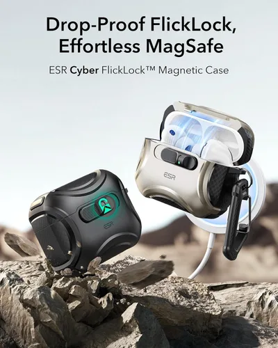 Vista 2 de ESR Funda para AirPods Pro 3 (2025) y ESR para AirPods Pro 3 Case (2025) Lock