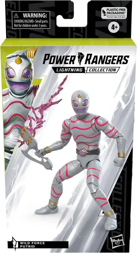 Vista 2 de Power Rangers Lightning Collection Wild Force Putrid - Figura de acción de 6 pulgadas, constructor de tropas, juguetes y figuras de acción