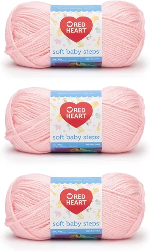 Vista 15 de Red Heart Soft Baby Steps madeja de lana, Aqua