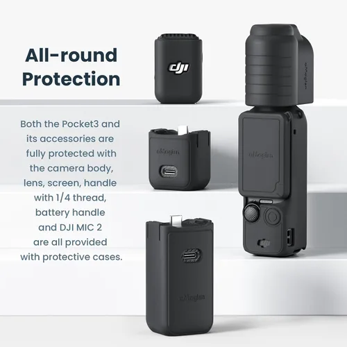 Vista 2 de Funda protectora de silicona para DJI Osmo Pocket 3 Accesorios