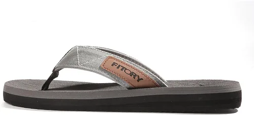 Vista 6 de FITORY Chanclas para hombre, sandalias cómodas para playa, tallas 6-15