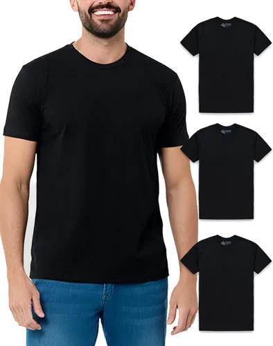 Vista 10 de Camisetas casuales de algodón suave con cuello redondo y ajuste atlético