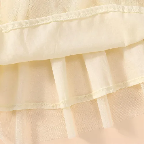Vista 7 de Vestido de verano para niña de las flores tutú floral para niños sin mangas de punto princesa fiesta casual vestido de verano 2-7T