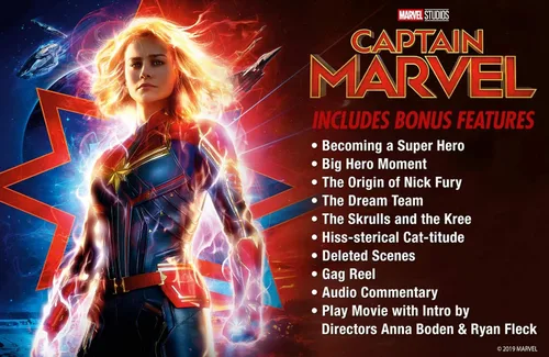 Vista 3 de Captain Marvel Blu-ray 2019 Region Free