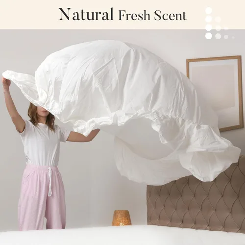 Vista 5 de Sábanas de detergente para ropa – Sábanas ecológicas para lavar la ropa, hipoalergénicas, libres y de aroma transparente, para hoteles, dormitorios