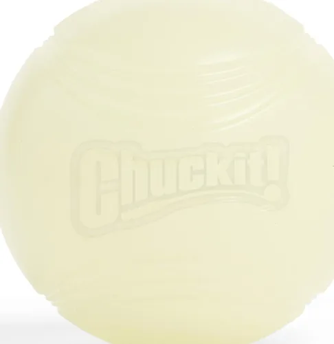 Vista 12 de Chuckit! Bolas inflables que brillan en la oscuridad – Pelota para perros, juguete Chuckit para perro, bolas de brillo máximo – S, 2 pulgadas