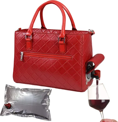 Vista 18 de Primeware – Bolsa aislante para bebidas con bolsa de 3 litros Almacenamiento térmico caliente y frío Dispensador portátil para vino, cócteles
