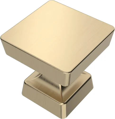Vista 10 de Amerdeco Paquete de 6 pomos dorados cepillados para gabinetes de 1.2 Oro cepillado