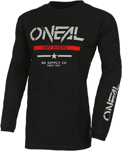 Vista 3 de O'NEAL Element Squadron - Camiseta de algodón, color negro/gris, talla S