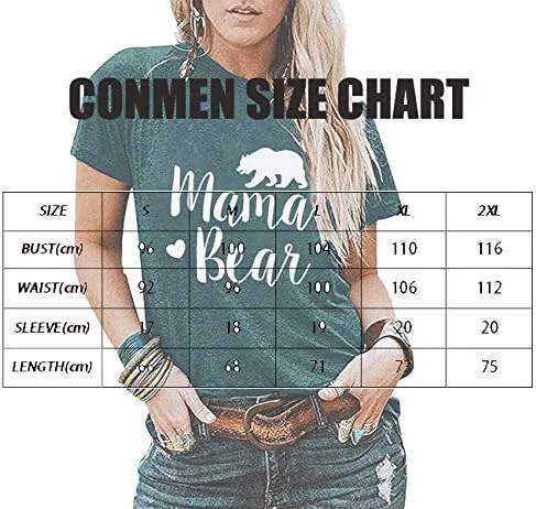 Vista 2 de Camisetas gráficas de verano con cuello redondo y estampado de letras, de manga corta, cómodas, blusas
